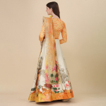 Bandhini Printed Semi-Stitched Lehenga & Blouse With Dupatta