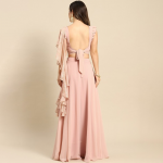 V-Neck Top With Flared Skirt Co-Ords